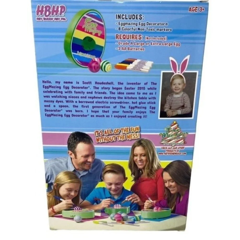 HBHP The EggMazing Egg Spinner Decorator Easter Spring Crafts